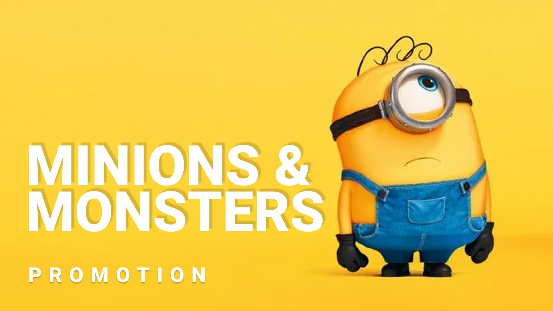 Des Minions et des monstres dès 2,99€