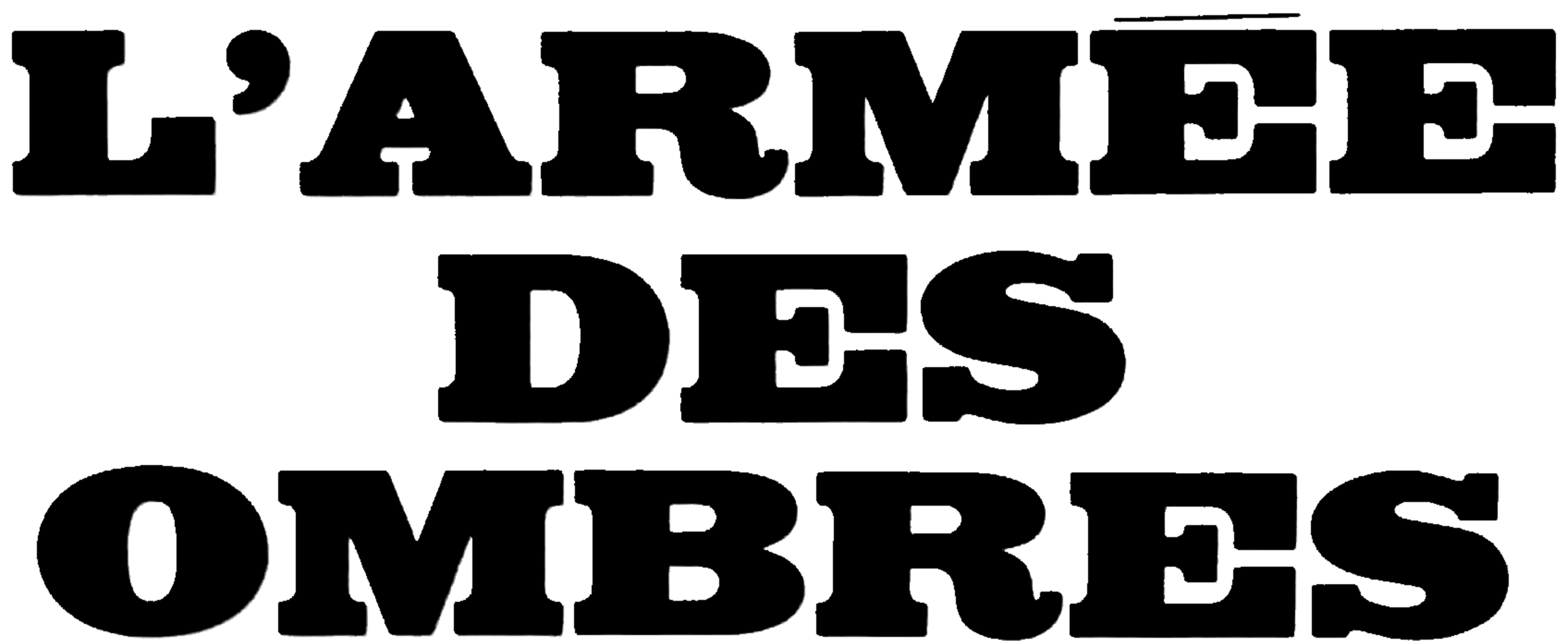 L'Armée des Ombres