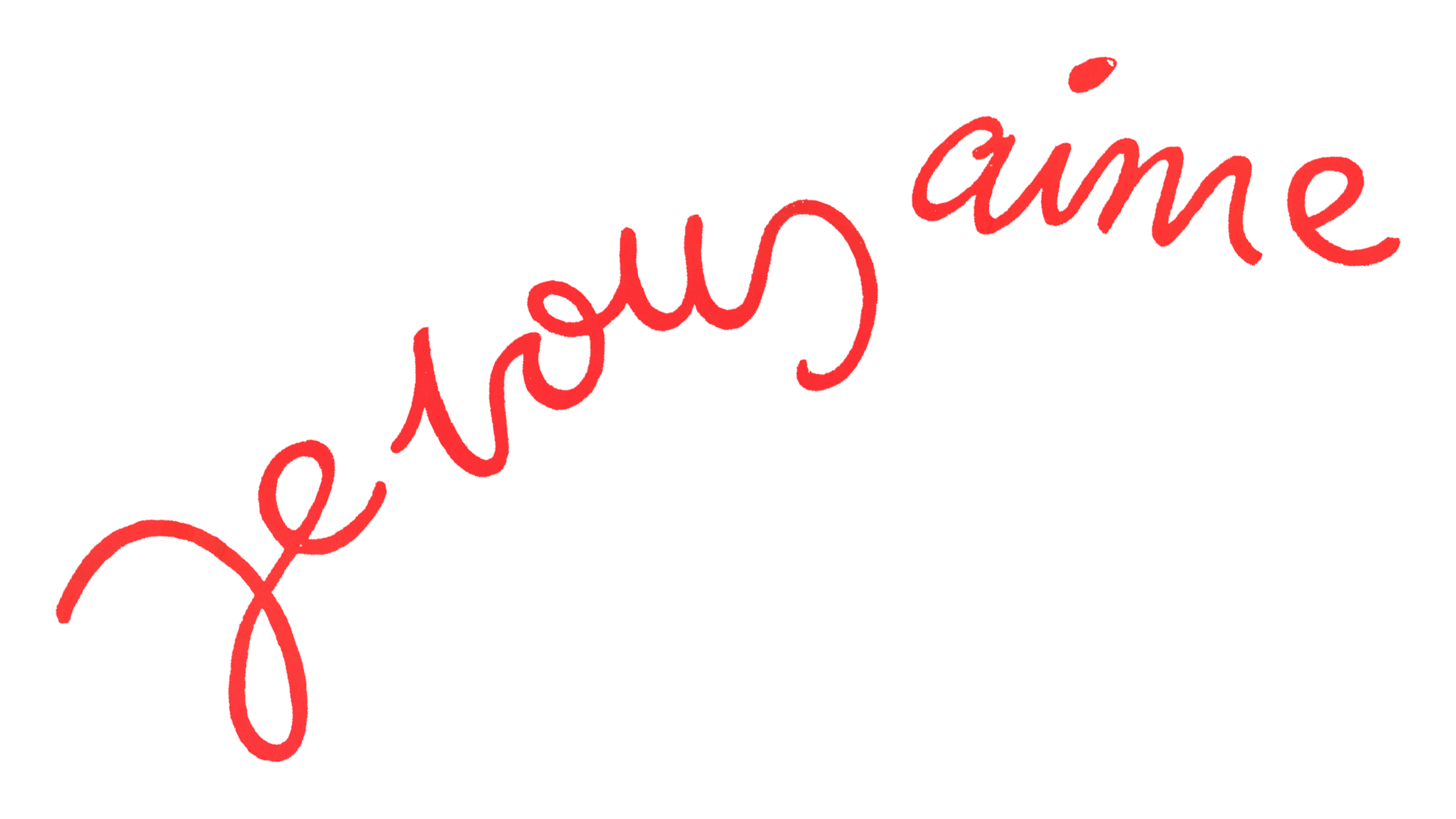 Je vous aime