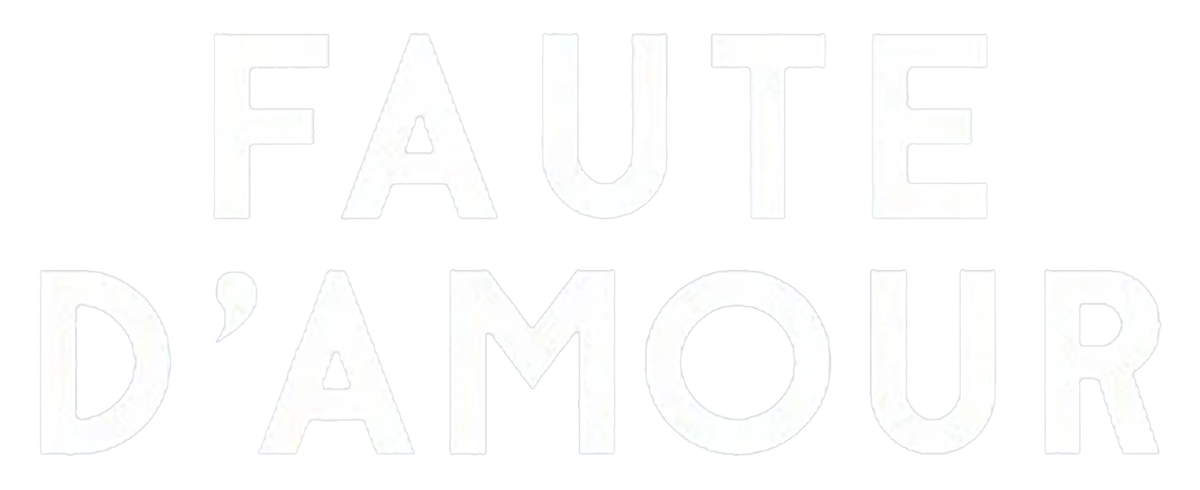 Faute d'amour