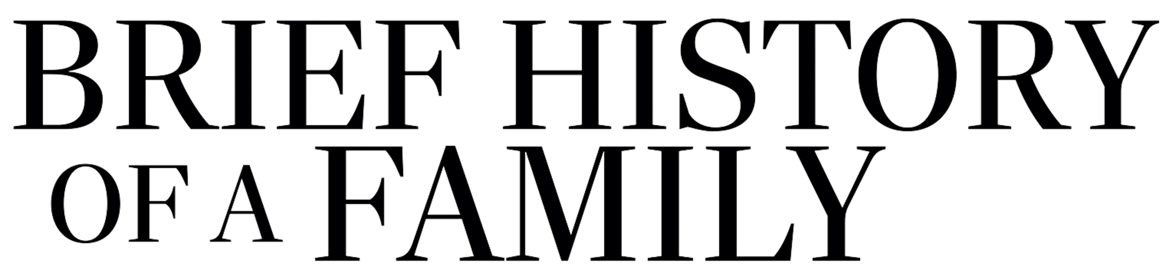 Brief History of a Family