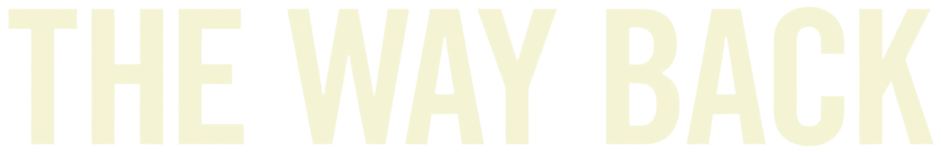 The Way Back