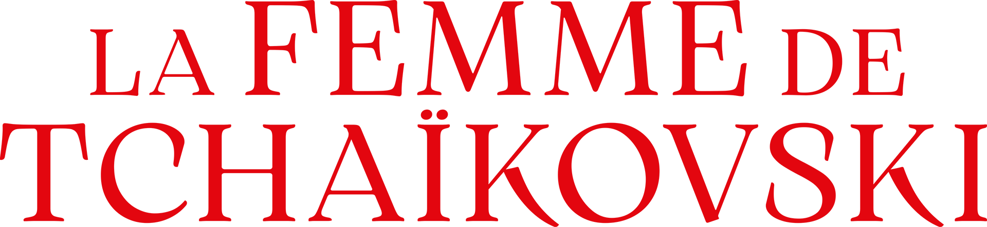 La Femme de Tchaïkovski