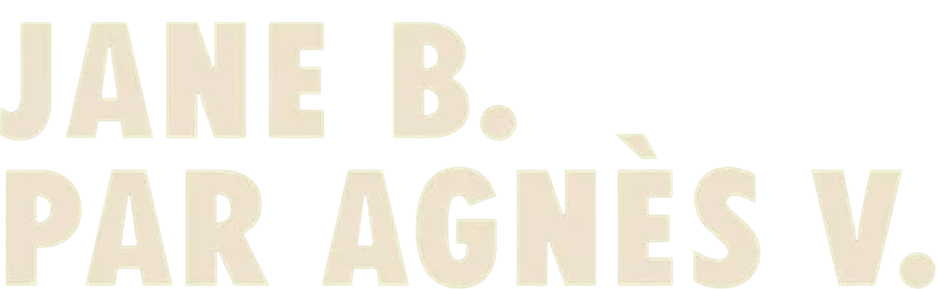 Jane B. par Agnès V.