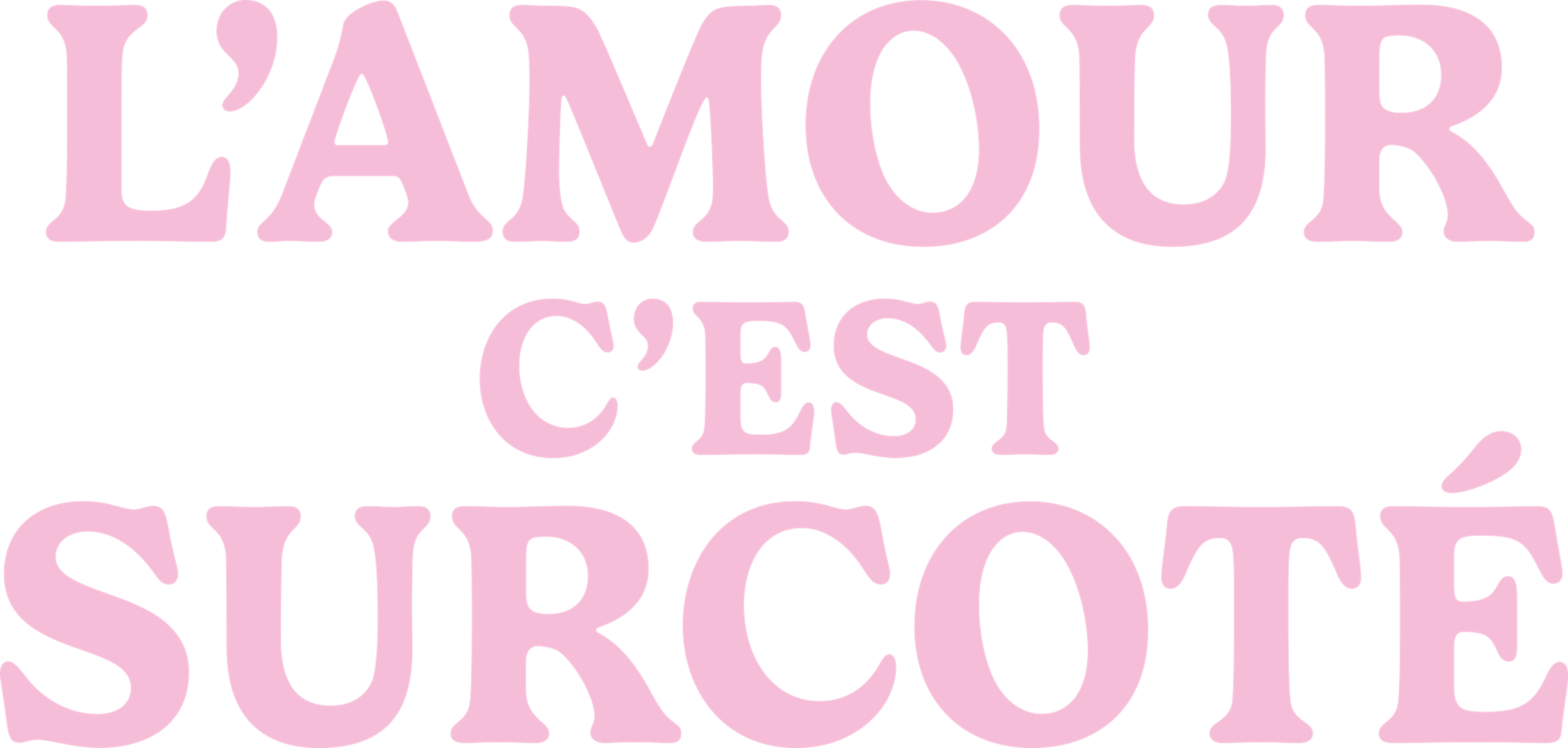 L'amour, c'est surcoté