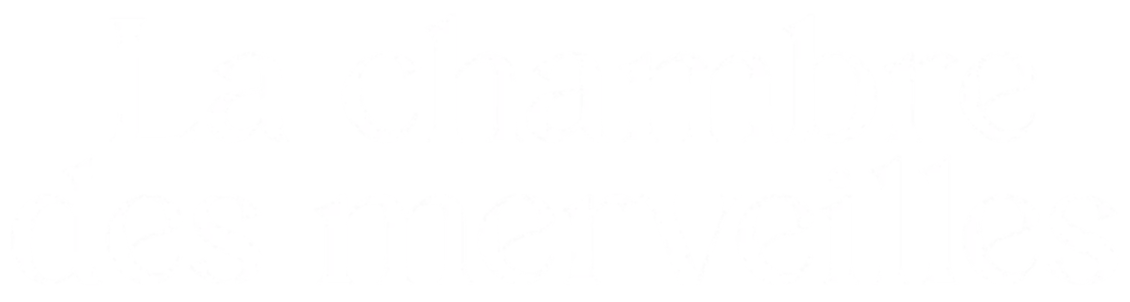 La Chambre des merveilles