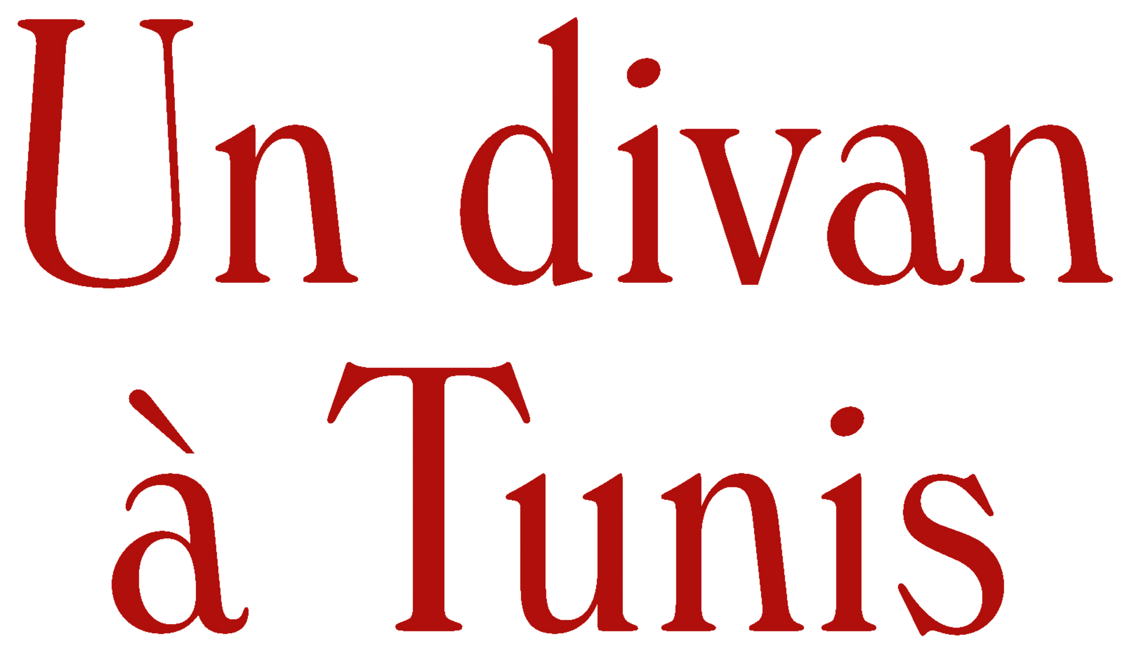Un divan à Tunis