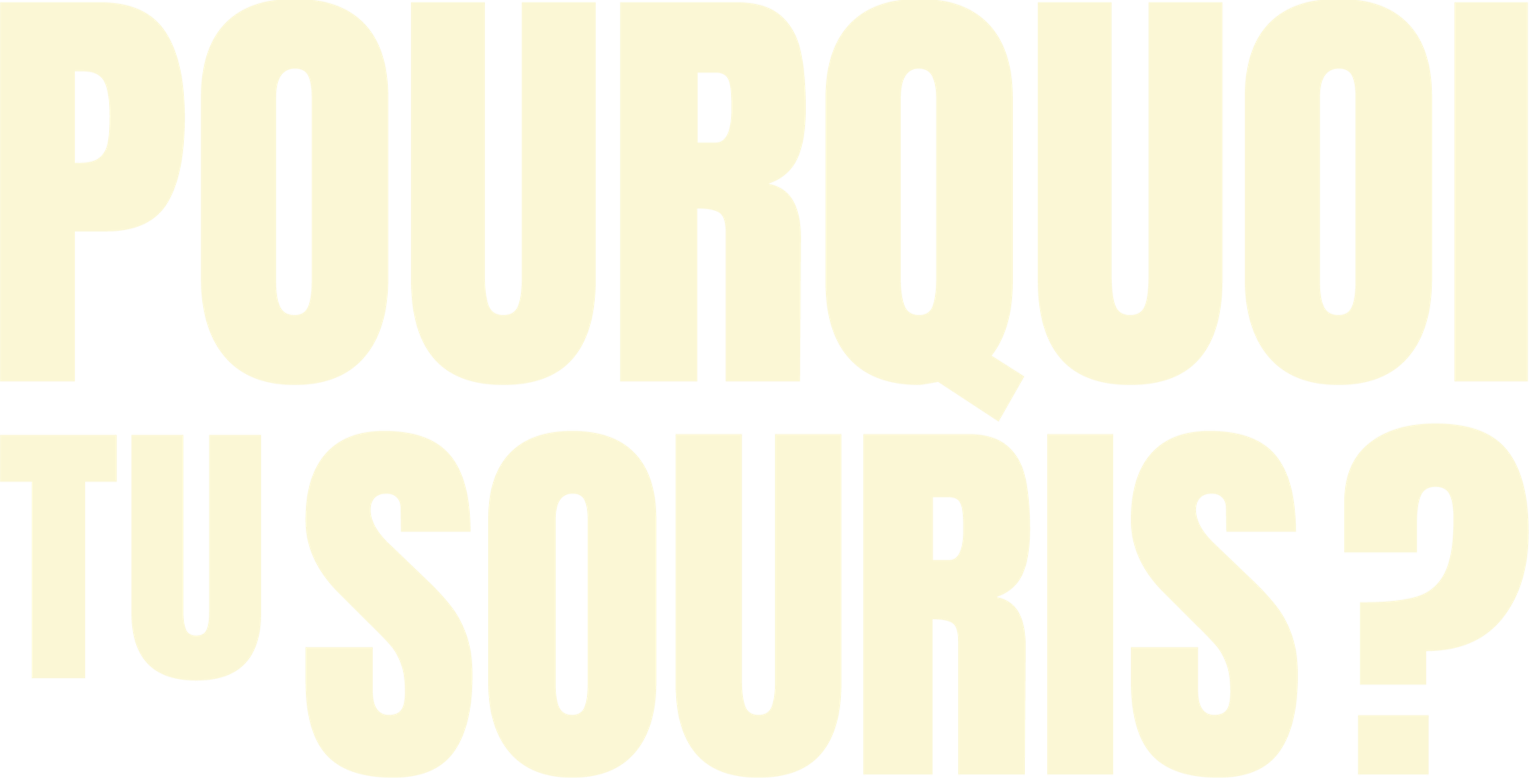 Pourquoi tu souris ?