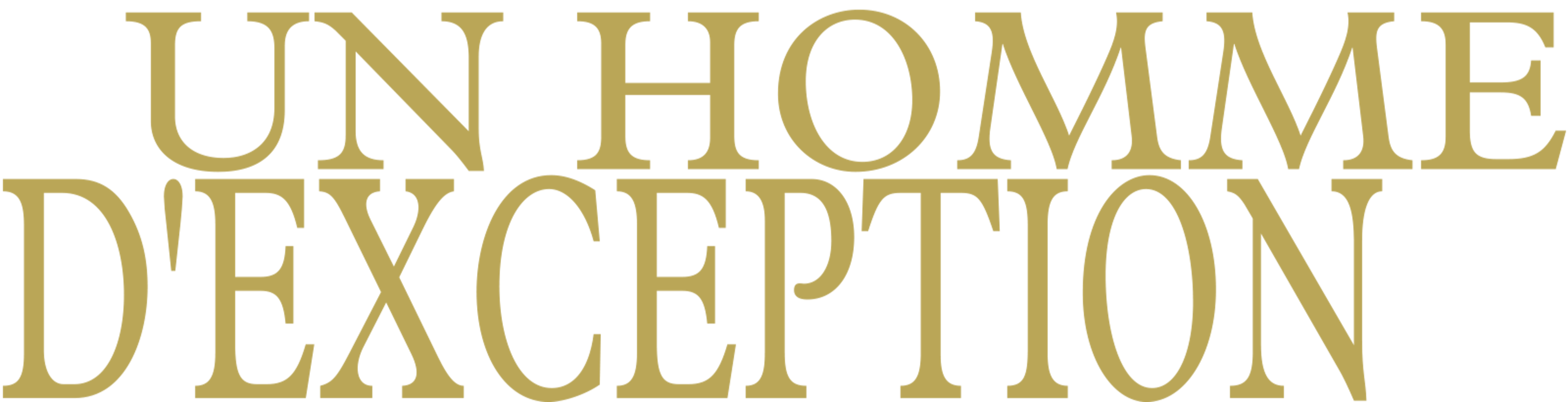 Un homme d'exception